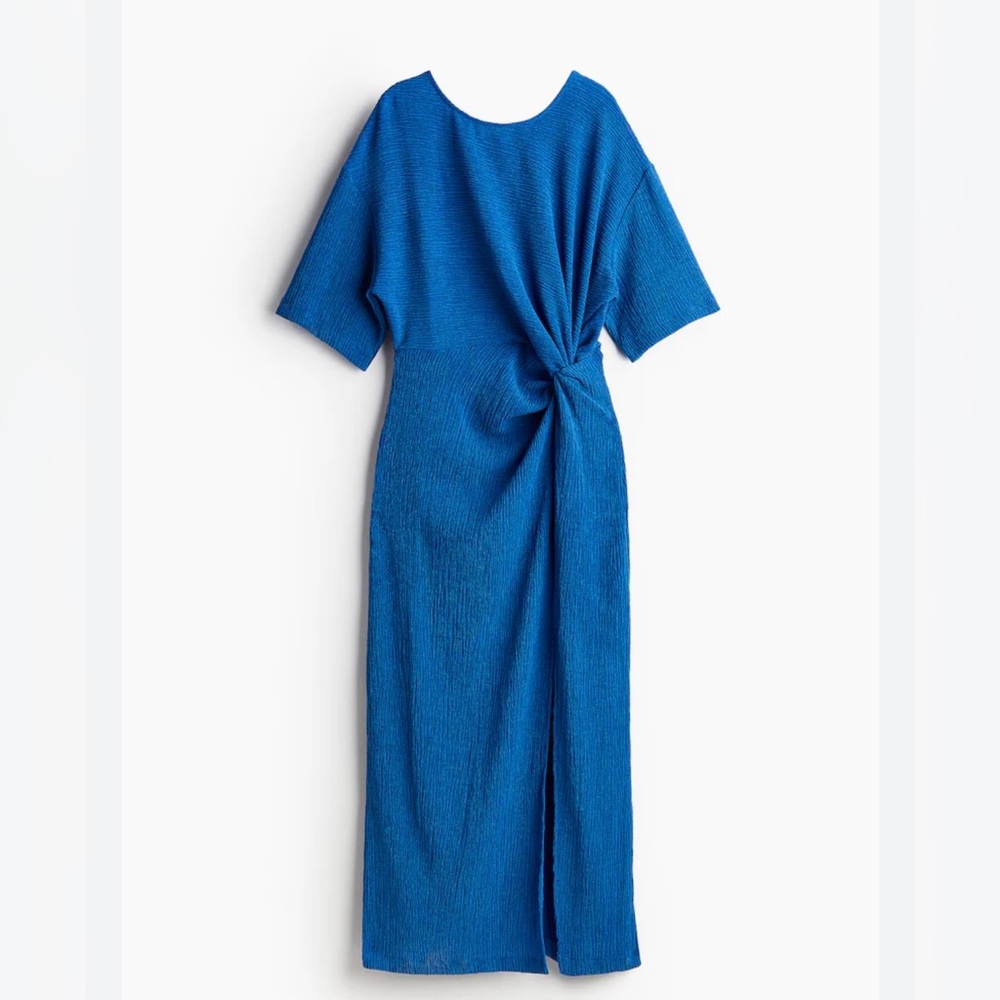 H&M Blue Long Sleeve Dress
